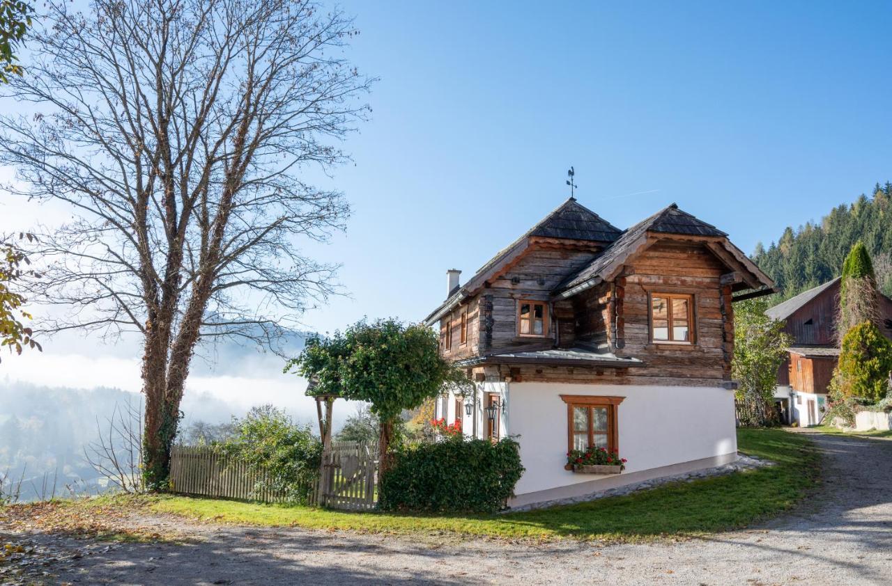 Troadkasten - Ferienhaus Am Bio-Bergbauernhof Aflenz Kurort エクステリア 写真