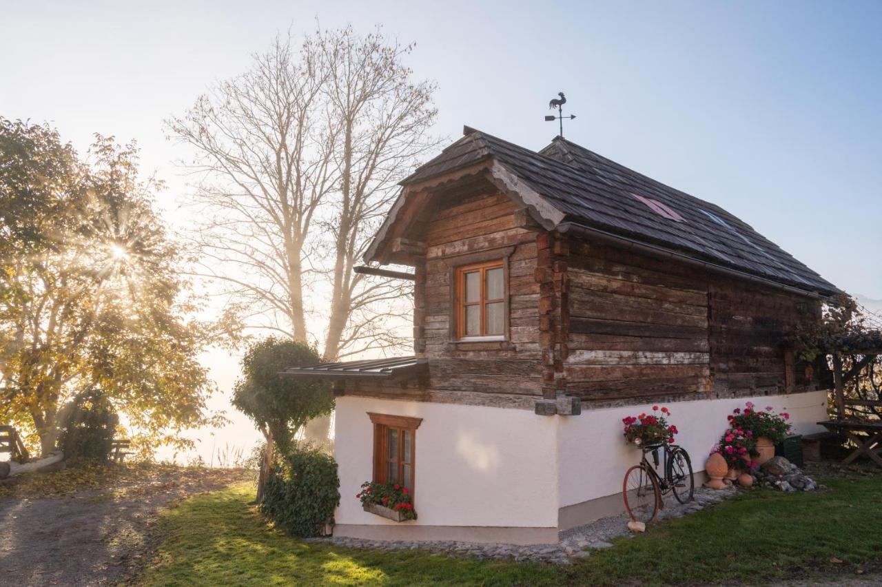 Troadkasten - Ferienhaus Am Bio-Bergbauernhof Aflenz Kurort エクステリア 写真