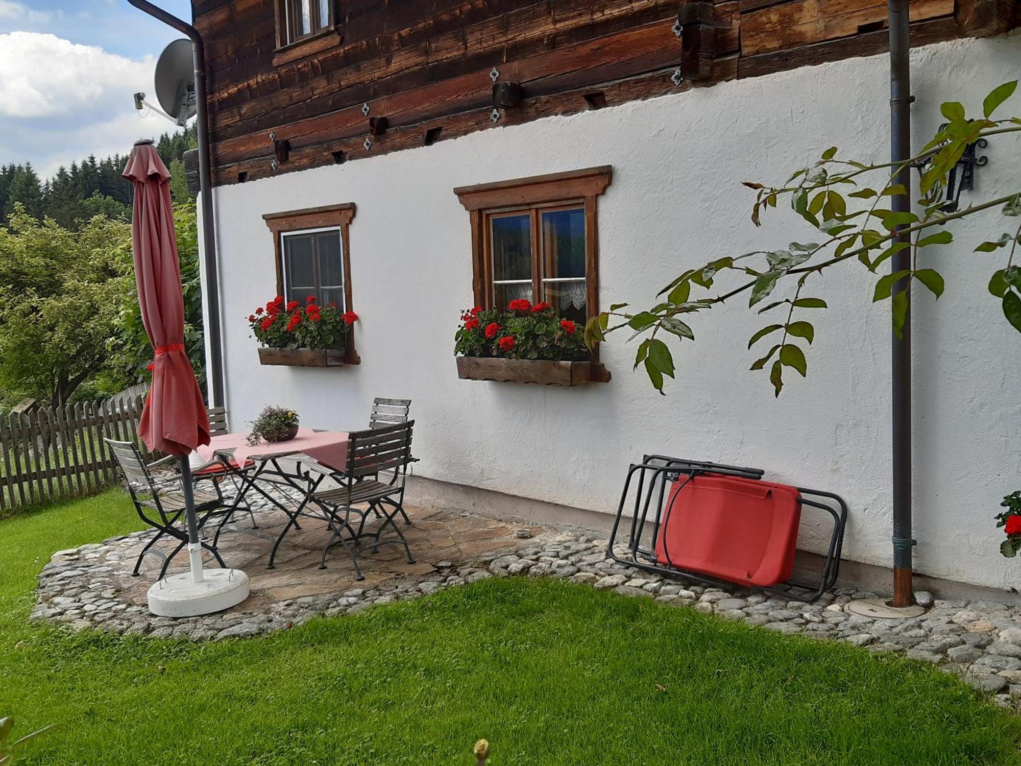 Troadkasten - Ferienhaus Am Bio-Bergbauernhof Aflenz Kurort エクステリア 写真